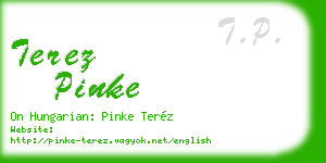terez pinke business card